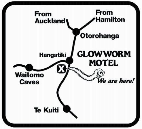 Glow Worm Motel Waitomo Caves Εξωτερικό φωτογραφία